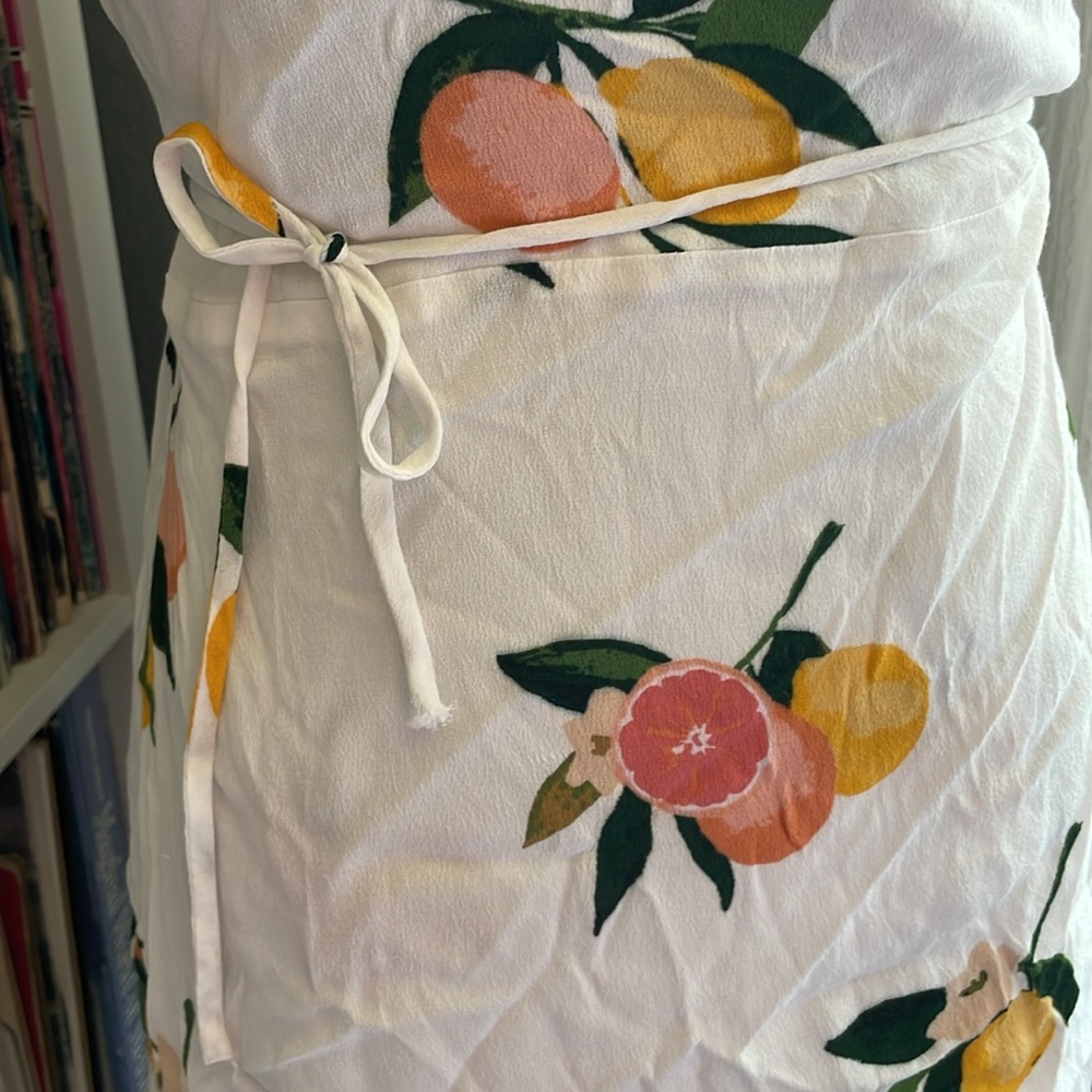 Rails Grapefruit Print Wrap Dress, L - image 2